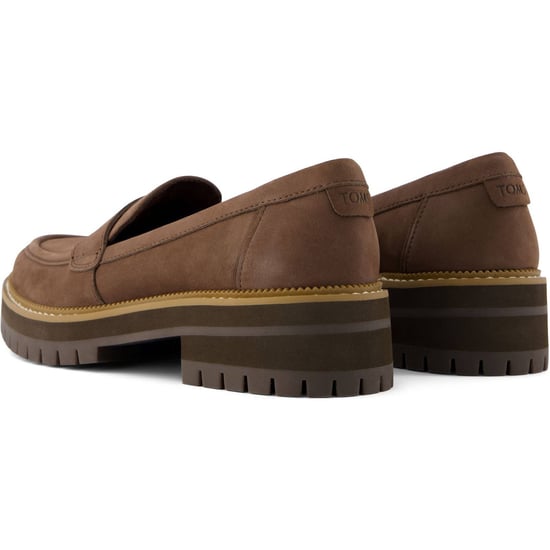 TOMS Cara Leather Women's Oak Brown Loafers - Image 2