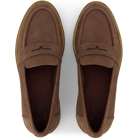 TOMS Cara Leather Women's Oak Brown Loafers - Image 4
