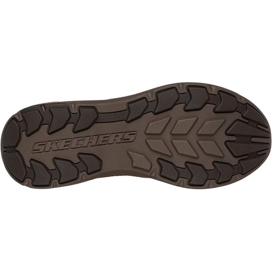 Skechers Pollard Osgood Leder Herren Cocoa Slipper - Image 2