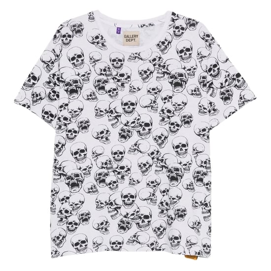 Weißes T-shirt Mit Totenkopf-logo Der Galerieabteilung - Image 1