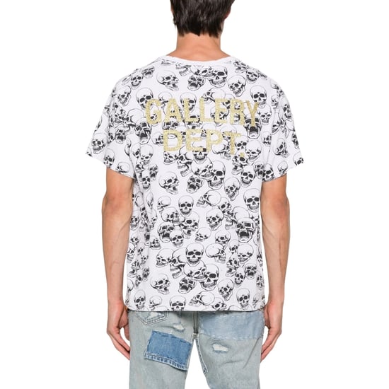 Weißes T-shirt Mit Totenkopf-logo Der Galerieabteilung - Image 3