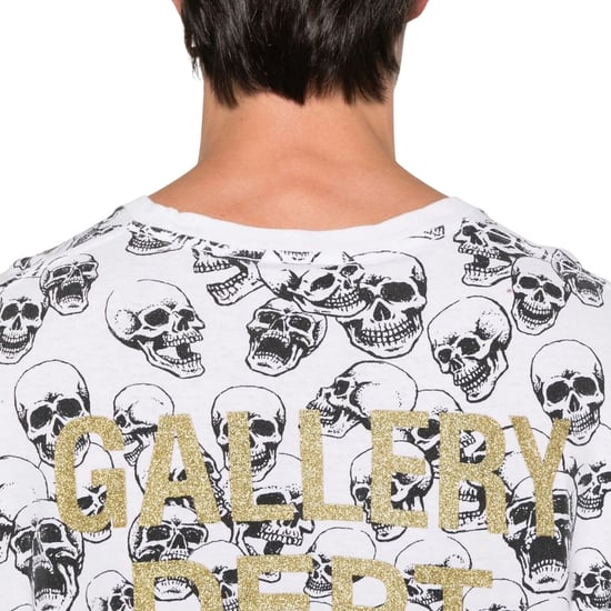 Weißes T-shirt Mit Totenkopf-logo Der Galerieabteilung - Image 4