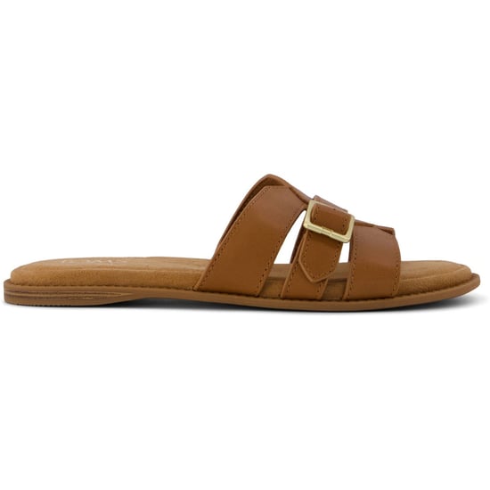 TOMS Sol Leder Damen Sandalen in Brown Sugar - Image 6