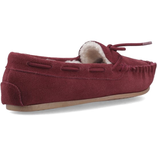 Hush Puppies Allie Wildleder Damen Bordeaux Hausschuhe - Image 2
