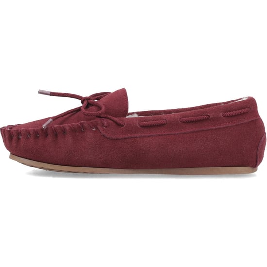 Hush Puppies Allie Wildleder Damen Bordeaux Hausschuhe - Image 4