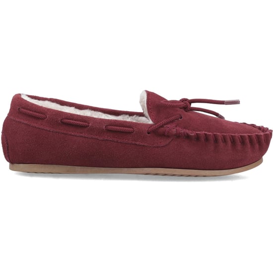 Hush Puppies Allie Wildleder Damen Bordeaux Hausschuhe - Image 5