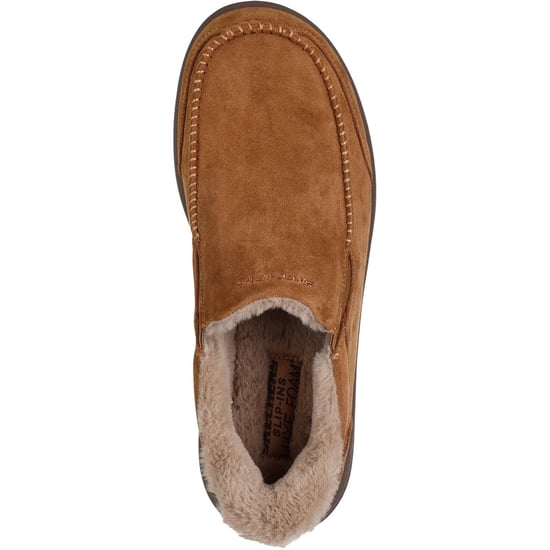 Skechers Murette Scofield Textil Herren Chestnut Hausschuhe - Image 3