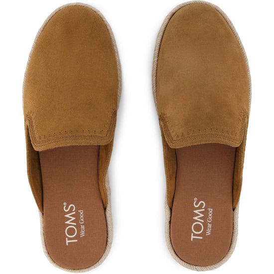 TOMS Santiago Leder Damen Slipper in Brauner Zucker - Image 5