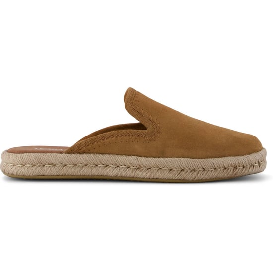 TOMS Santiago Leder Damen Slipper in Brauner Zucker - Image 6