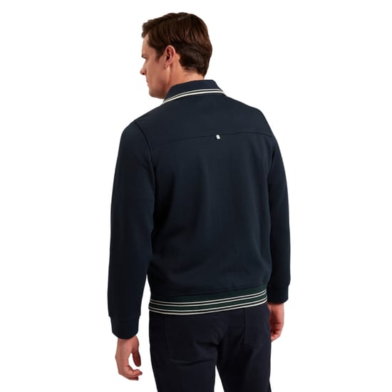 Ted Baker Mall Marineblaue Jacke Mit Verdeckter Knopfleiste - Image 4