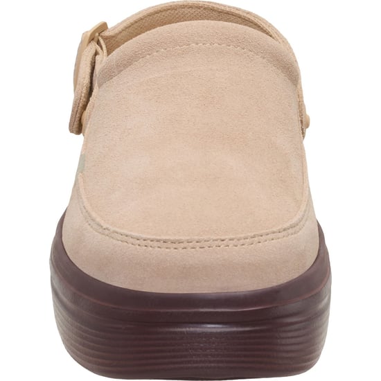 HEYDUDE Austin Lift Wildleder Damen Clogs Sesame/Multi - Image 3