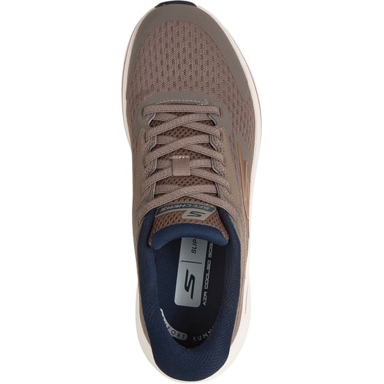 Skechers Go Run Consistent 3 Textile Herren Taupe Sneakers - Image 3