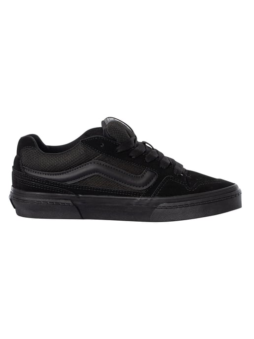 Vans Caldrone Wildleder/Mesh-Turnschuhe, Schwarz - Image 3
