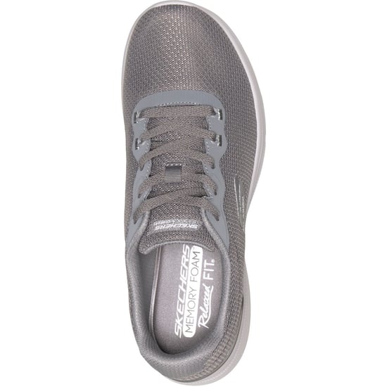 Skechers Dynamight 3.0 Radiant Hour Textil Damen Sneakers in Anthrazit - Image 3