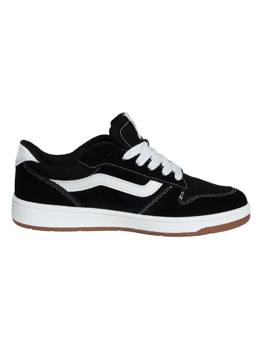 Vans Ryland Wildleder-Canvas-Sneaker, Schwarz - Image 3