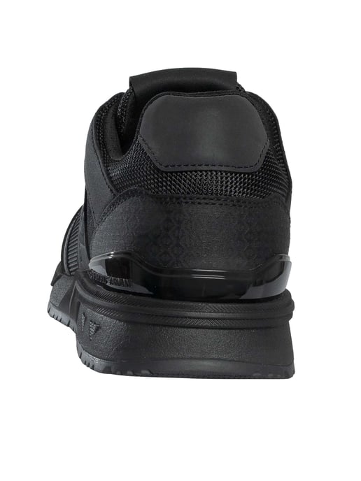 EA7 Sneaker Aus Mesh Mit Logo, Schwarz - Image 5