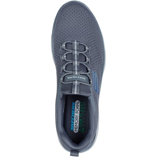 Skechers Summits Tallo Textil Herren Charcoal Sneaker - Image 3