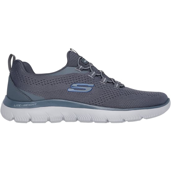 Skechers Summits Tallo Textil Herren Charcoal Sneaker - Image 4