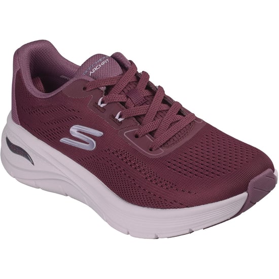 Skechers Arch Fit 3.0 Easy Flow Textil Damen Burgunder Sneakers - Image 1
