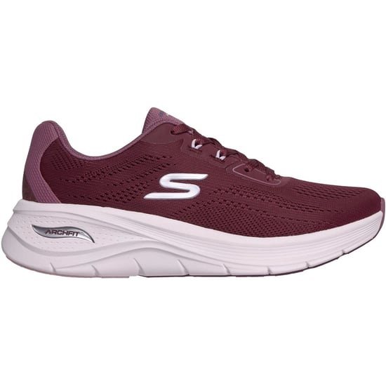 Skechers Arch Fit 3.0 Easy Flow Textil Damen Burgunder Sneakers - Image 4