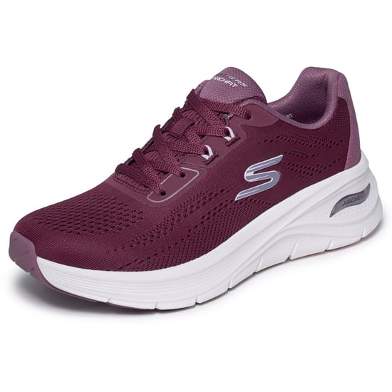 Skechers Arch Fit 3.0 Easy Flow Textil Damen Burgunder Sneakers - Image 5