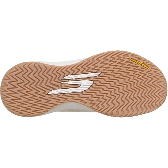Skechers Viper Court Rally Leder Damen Sneaker in Hellrosa - Image 2