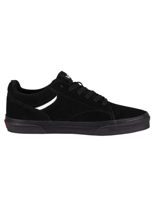 Vans Seldan Wildleder-Trainer, Schwarz - Image 3