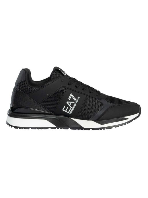 EA7 Sneaker Aus Mesh Mit Logo, Schwarz - Image 3