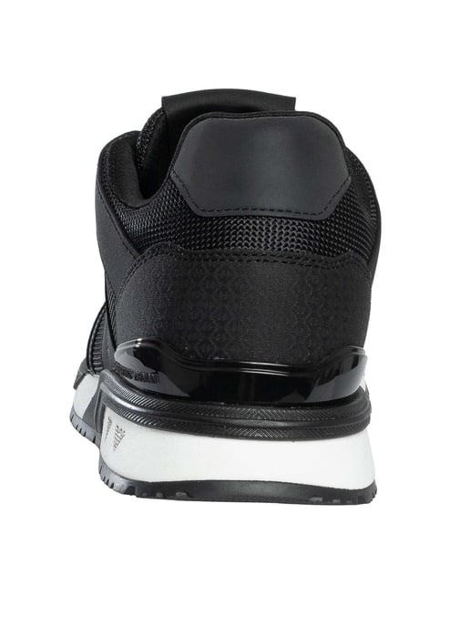 EA7 Sneaker Aus Mesh Mit Logo, Schwarz - Image 5