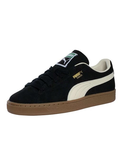 Puma Wildleder-Sneaker, Schwarz - Image 1