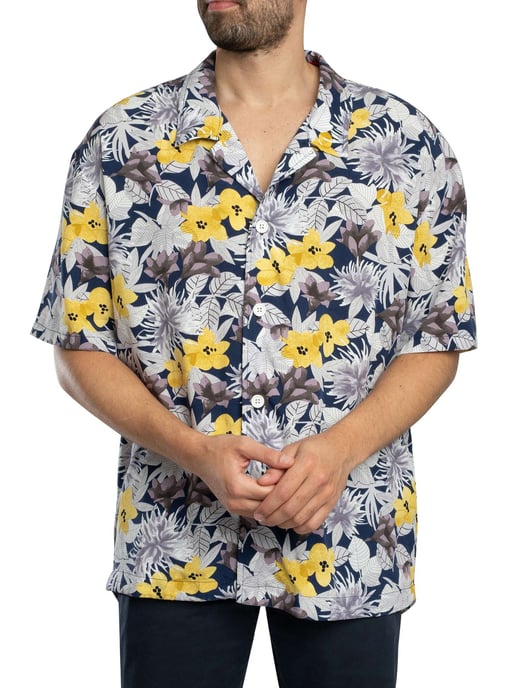 HUGO Lässiges Strandhemd, Mehrfarbig - Image 1