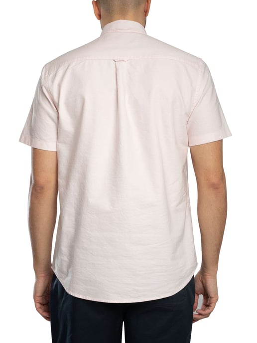 Lyle & Scott Kurzärmliges Oxford-Hemd, Rosa - Image 3