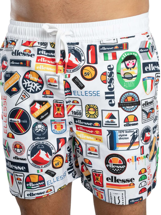 Ellesse Roulle-Badeshorts, Weiß - Image 5
