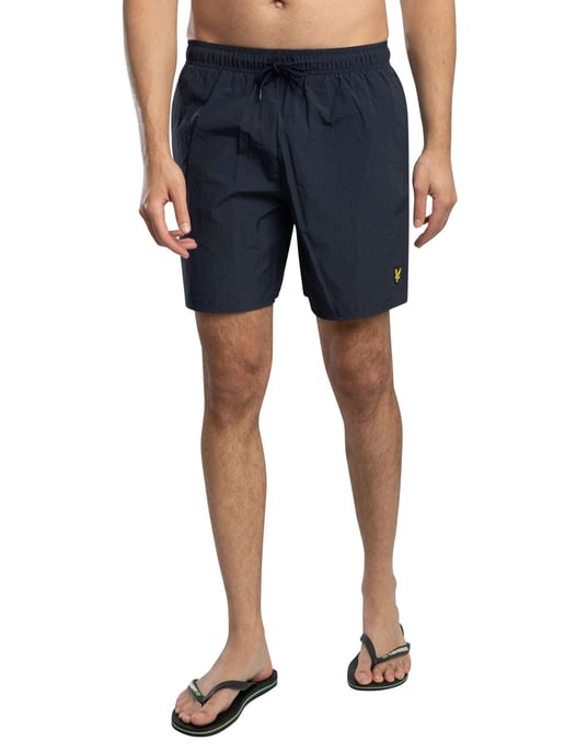 Lyle & Scott Einfarbige Badeshorts, Blau - Image 1