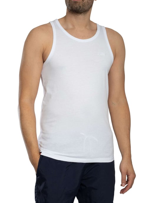Superdry Essential Logo-Weste, Weiß - Image 2