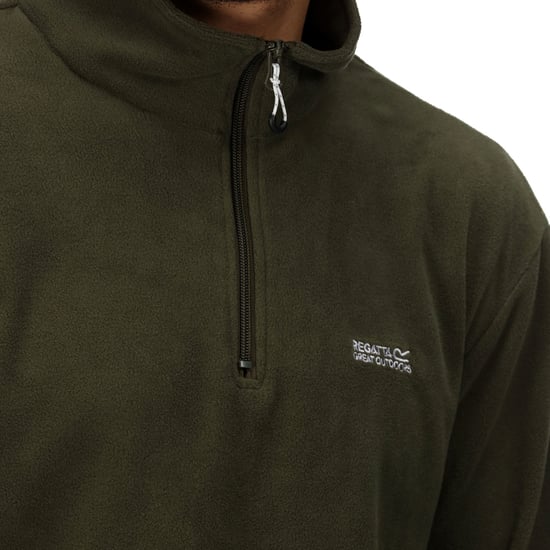 Regatta Thompson Fleece-Sweatshirt Mit Reißverschluss, Grün - Image 4