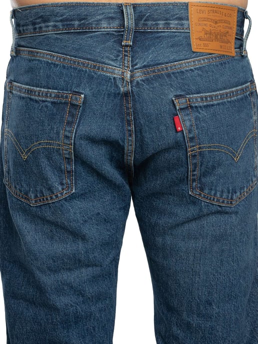 Levi's 555 Relaxed Straight Jeans, Blau - Image 4