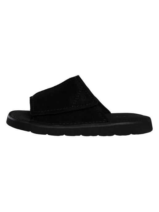 Clarks Solsbury Wildleder-Sandalen, Schwarz - Image 2