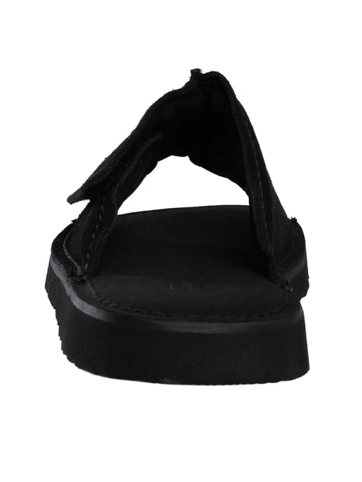 Clarks Solsbury Wildleder-Sandalen, Schwarz - Image 5