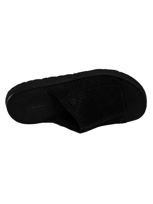 Clarks Solsbury Wildleder-Sandalen, Schwarz - Image 6