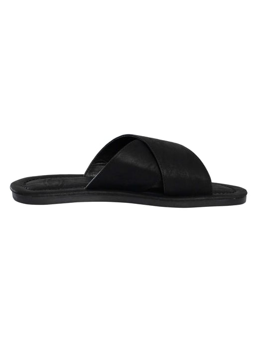 Superdry Vintage Kreuzriemen-Sandalen, Schwarz - Image 3