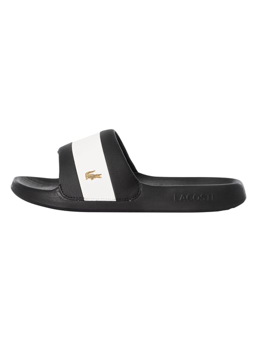 Lacoste Servieren Sie Hybrid 1232 CMA Slider, Schwarz - Image 2
