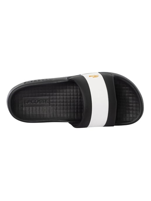 Lacoste Servieren Sie Hybrid 1232 CMA Slider, Schwarz - Image 6