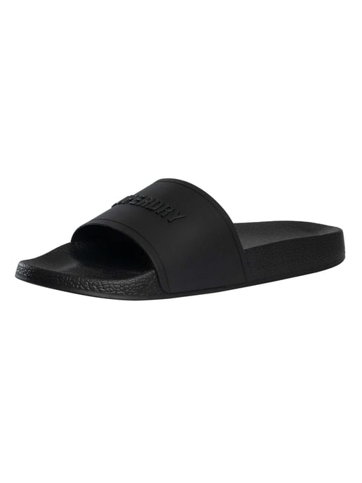 Superdry Premium-Poolgleiter Mit Grafik, Schwarz - Image 1