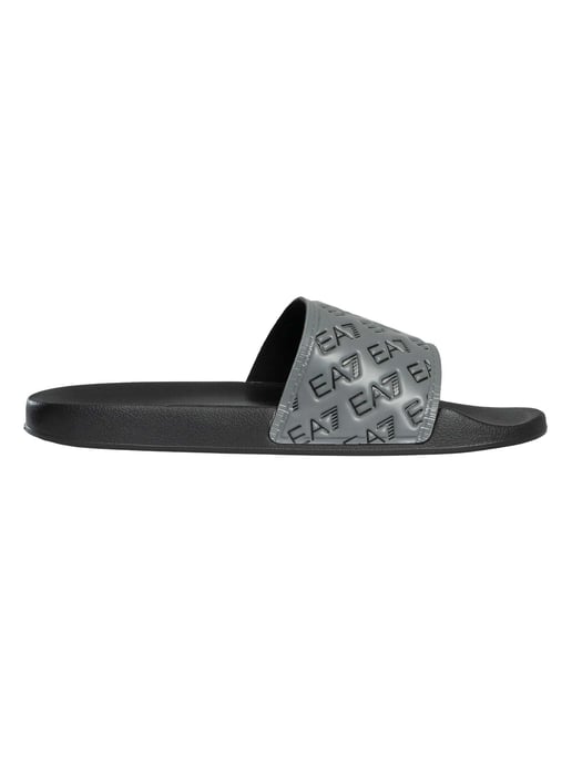 EA7 Schieberegler Mit Logo-Muster, Schwarz - Image 3