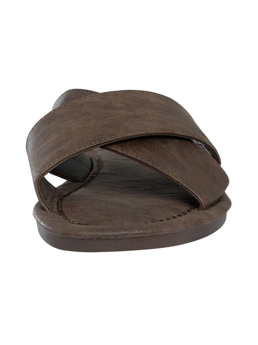 Superdry Vintage Kreuzriemen-Sandalen, Braun - Image 4