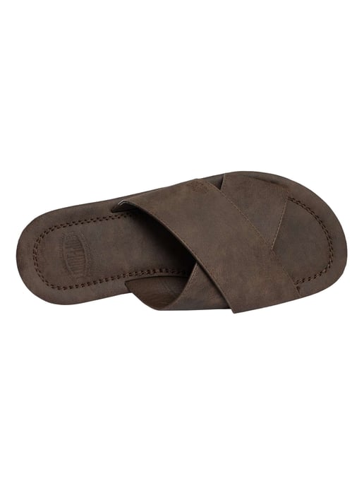 Superdry Vintage Kreuzriemen-Sandalen, Braun - Image 6