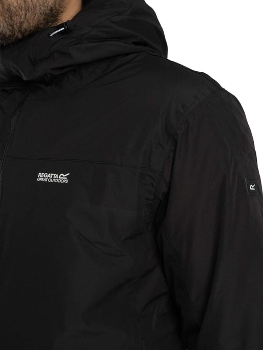 Regatta Wasserdichte, Isolierte Thornridge-Jacke, Schwarz - Image 5