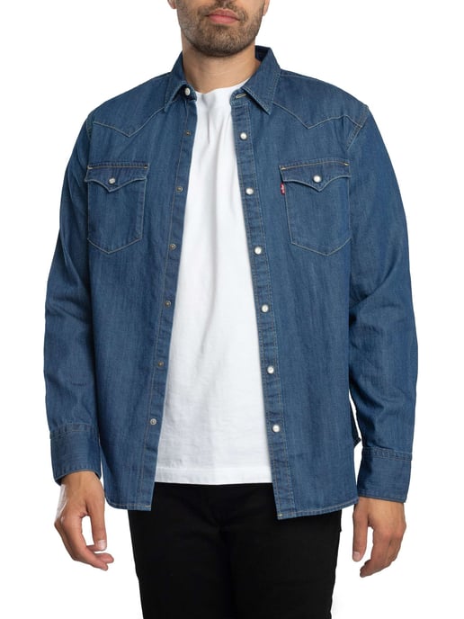 Levi's Barstow Westernhemd, Blau - Image 1