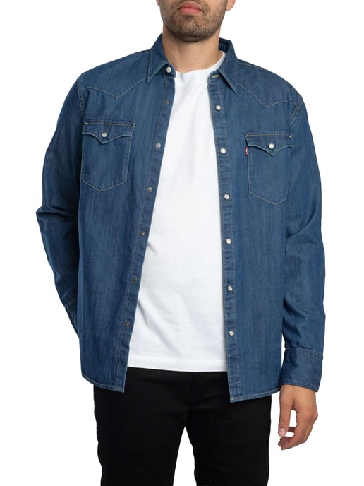 Levi's Barstow Westernhemd, Blau - Image 2